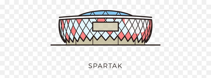 Spartak Moscow Football Stadium Logo Transparent Png U0026 Svg - Stadium Vector Art Png,Icon Bar Moscow