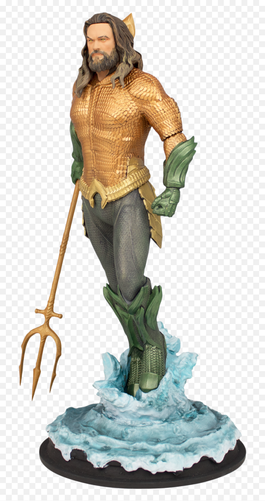 Icon Heroes Aquaman Collectible Statue - Aquaman Png,Yu Gi Oh Icon
