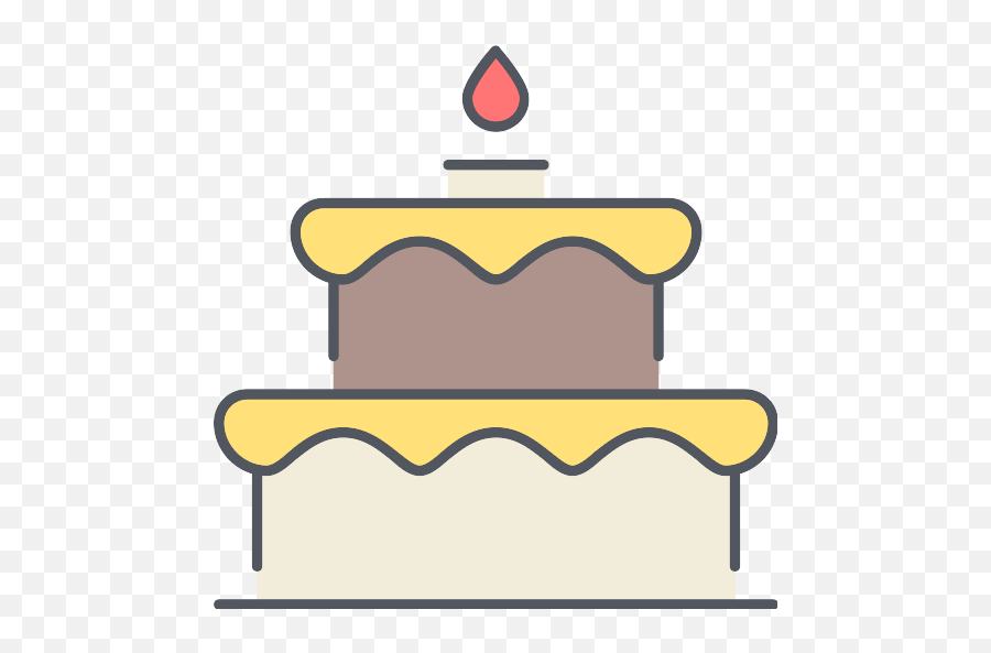 Cake Vector Svg Icon 50 - Png Repo Free Png Icons Cake Decorating Supply,Yellow Cake Icon