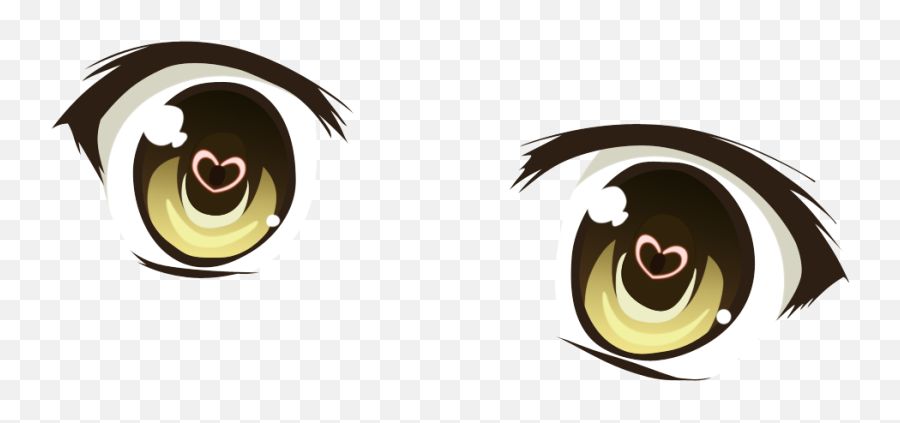 Manga Eye Png 5 Image - Anime Heart Eyes Png,Anime Eyes Transparent