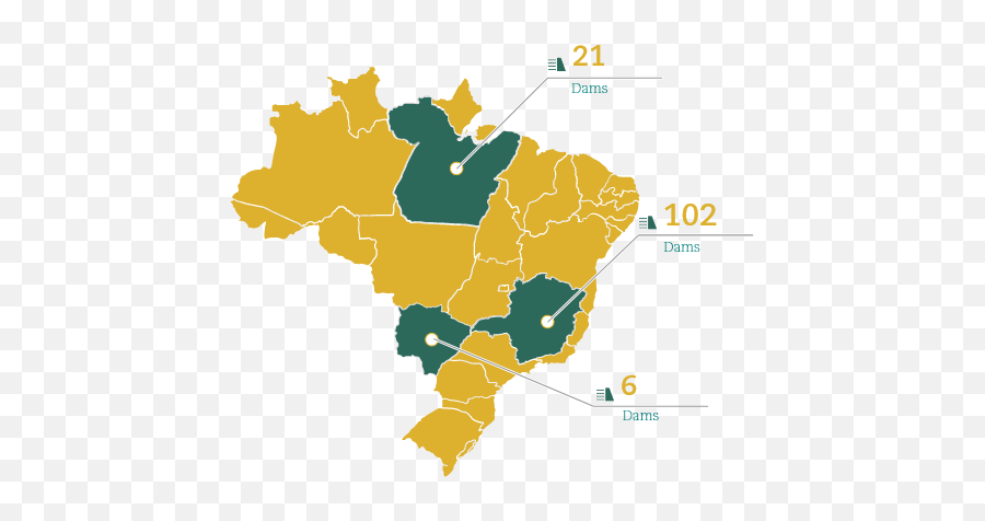 Learn More About Valeu0027s Dams - Transparent Brazil Map Png,Brazil Map Icon