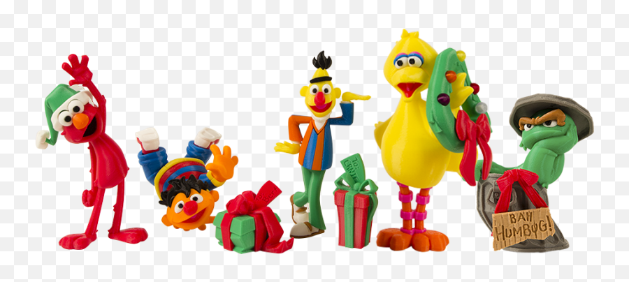 Sesame Street Characters Png Transparent - Sesame Street Christmas Cartoon,Elmo Transparent