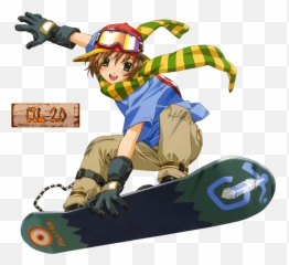 Snowboarder Png - Anime