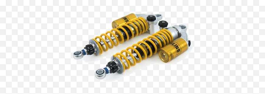 Ohlins Hd 852 Stx 36 Twin Shock 415 Mm Yellow Springs - Ohlins Stx36 Png,Icon Motorcycle Shocks