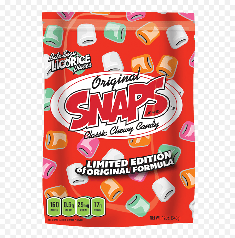 The Original Snaps Licorice Candy Is Back - Snaps Candy Png,Snapping Icon