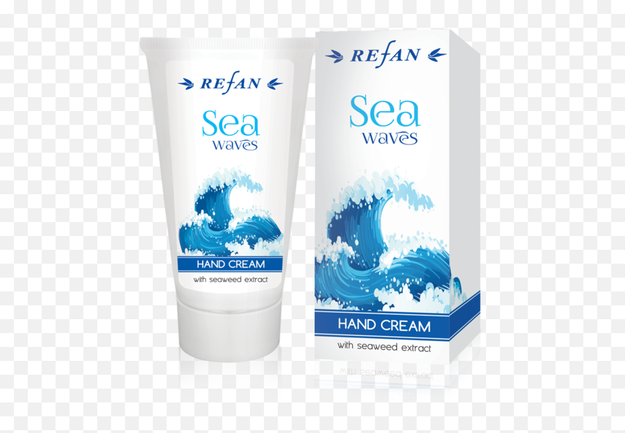 Hand Cream With Brown Seaweed Extract Rich - Refan Cream Png,Sea Waves Png