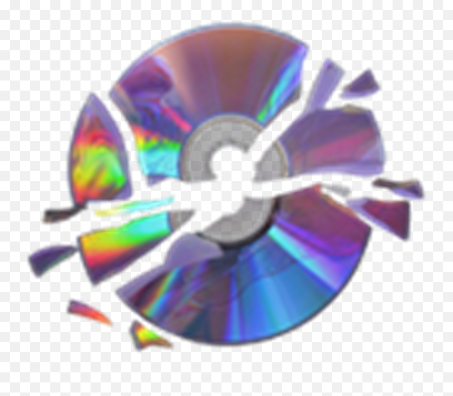 Disk Brokendisk Dvd Holographic - Broken Cd Png,Disk Png