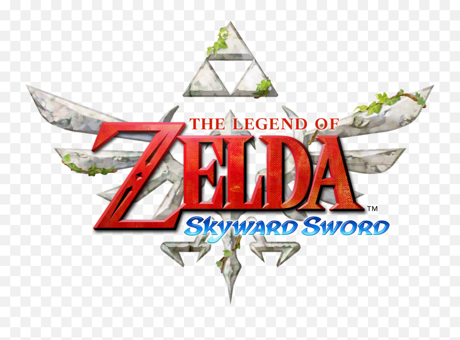 The Legend Of Zelda Skyward Sword - Zelda Wiki Legend Of Zelda Skyward Sword Logo Png,Triforce Transparent Background