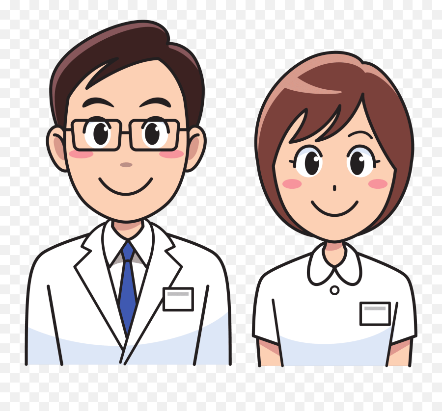 Doctor Male And Female Png Clipart - Doctor And Nurse Clipart,Doctor Who Transparent