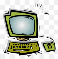 Computadora Gif Sin Fondo - Green Computer Clipart Png,Computadora Png