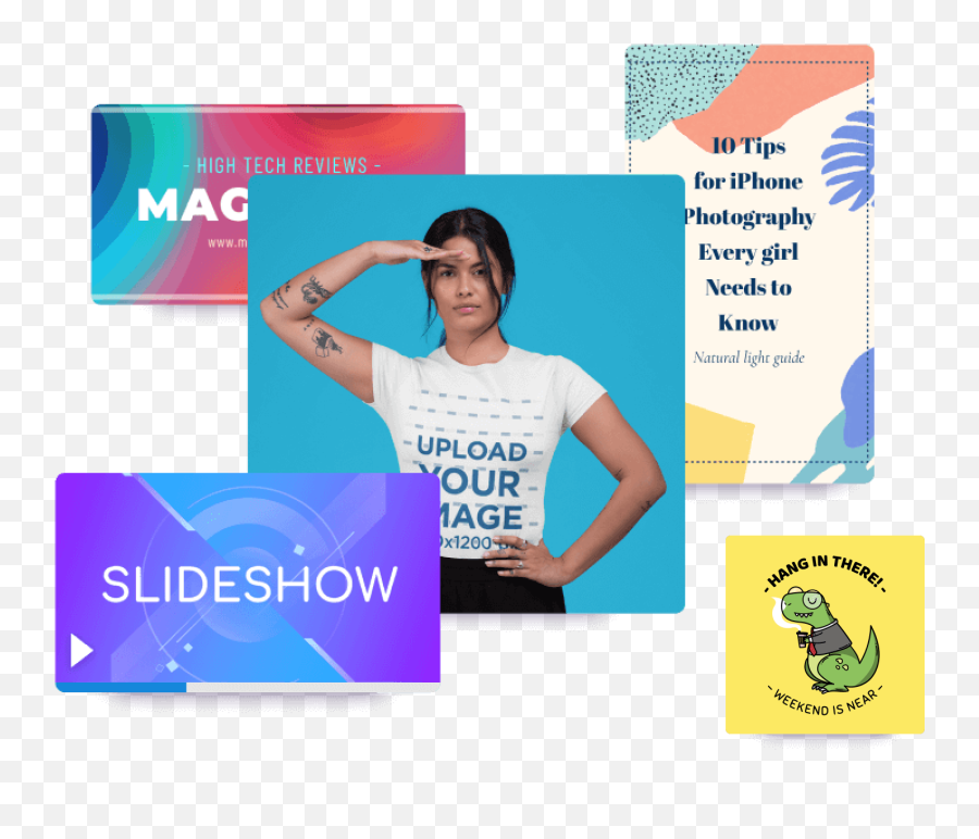 Make Mockups Logos Videos And Designs In Seconds - Latina Shirt Png,Patriotic Logos
