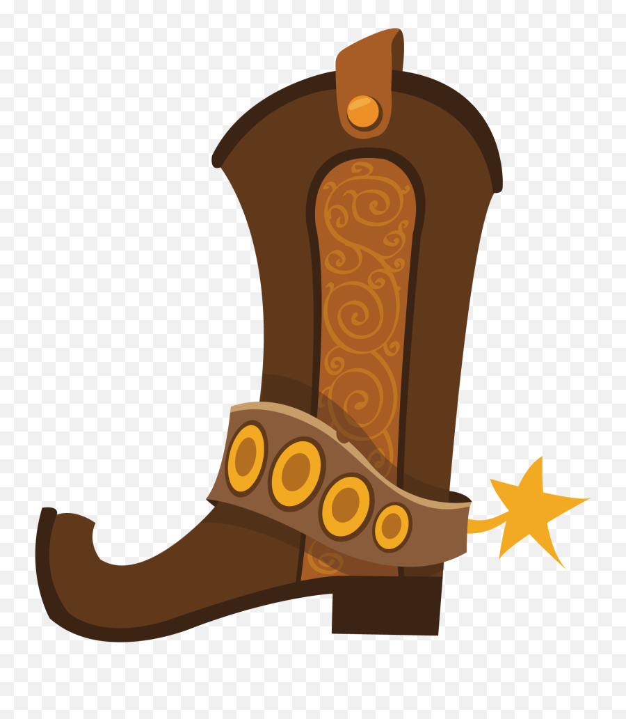 Transparent Hd Cowboy Boots - Imágenes De Botas Vaqueras Animadas Png,Cowboy Boots Png