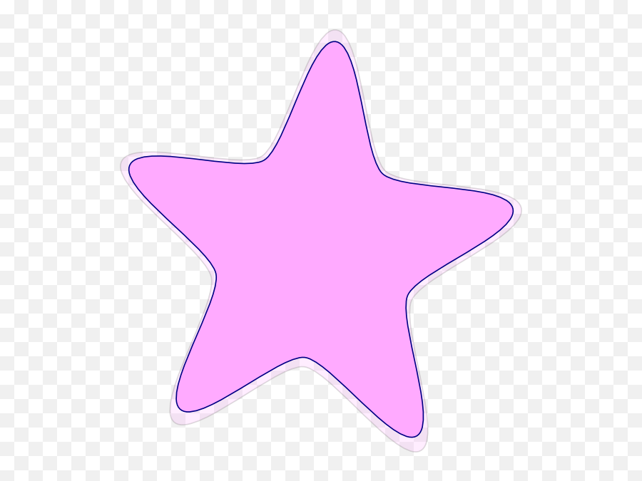 Bright Baby Pink Star Clip Art - Vector Clip Pink Star Clip Art Png,Purple Star Png