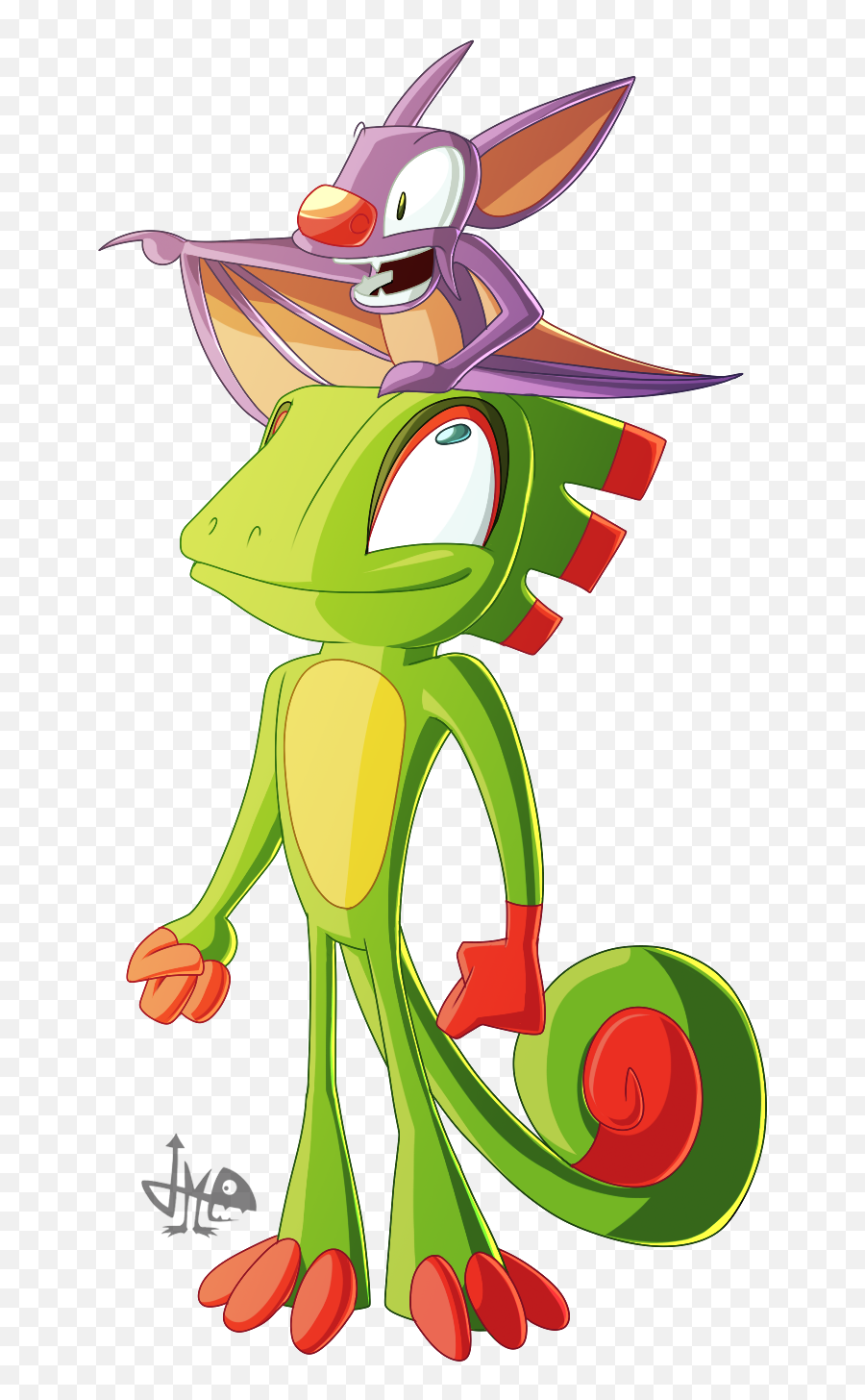 Yooka - Cartoon Png,Yooka Laylee Logo