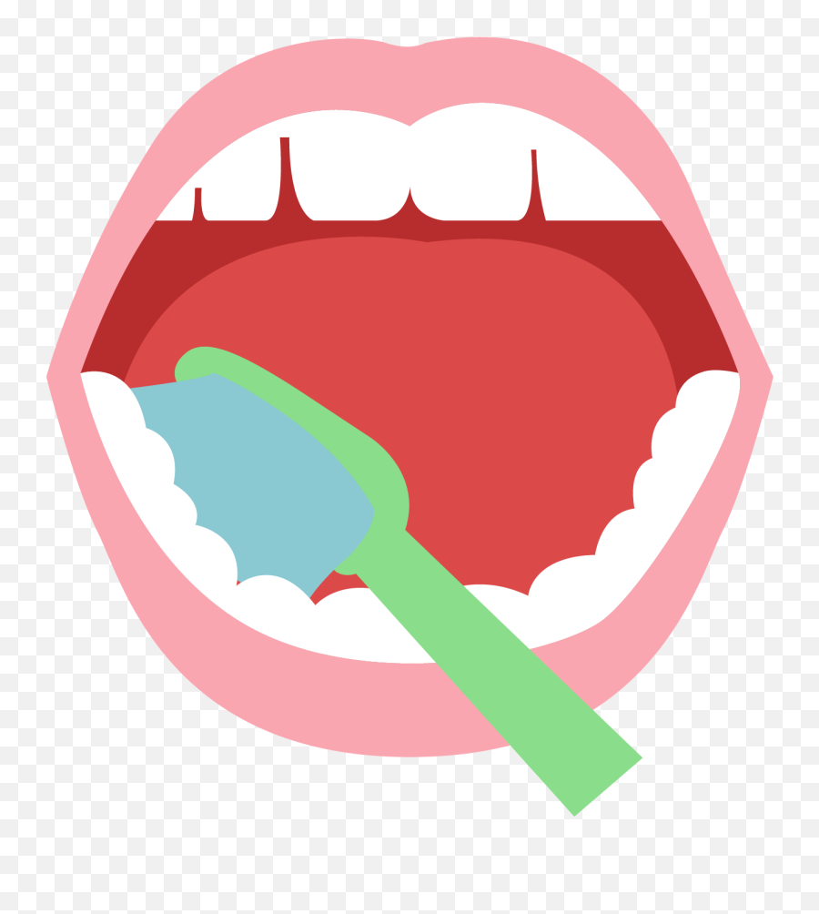Download Tooth Brushing Toothbrush Clip - Brush Teeth Clipart Png,Tooth Clipart Png