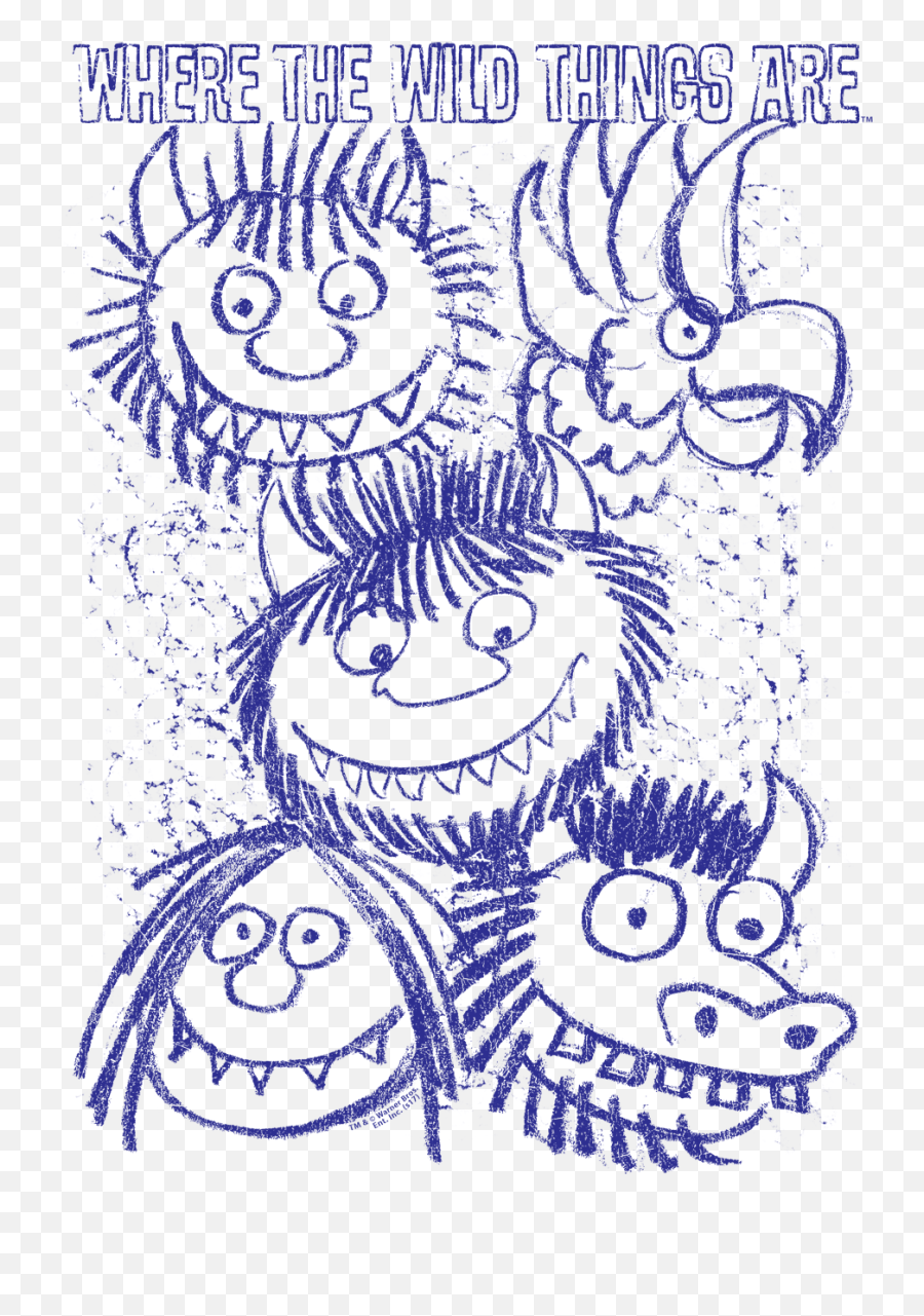 Wild Things Are Sketch - Wild Things Are Shirt Png,Where The Wild Things Are Png