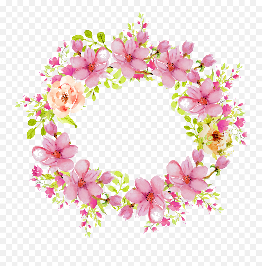 Wedding Invitation Flower Rose Clip Art - Transparent Flower Flower Ring Png Free Download,Rose Flower Png
