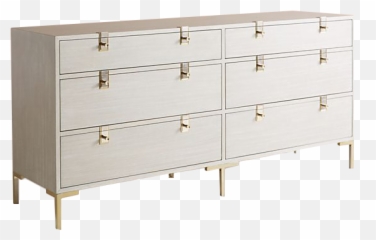 Ingram Six - Drawer Dresser Light Grey Ingram Six Drawer Dresser Png,Dresser Png