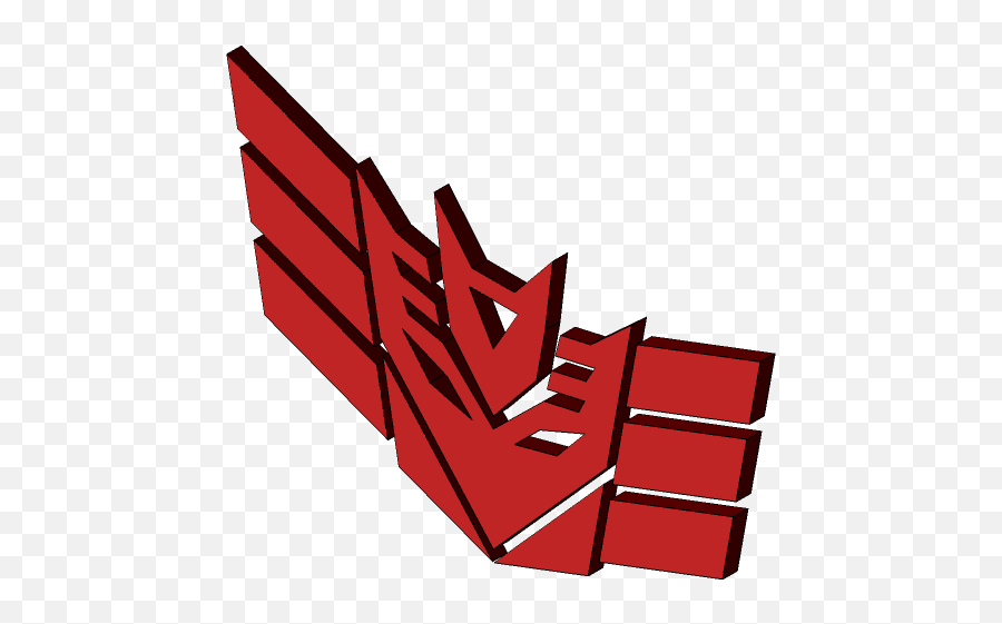 Transformers Decepticon Seeker Symbol 3d Cad Model - Illustration Png,Decepticon Logo Png