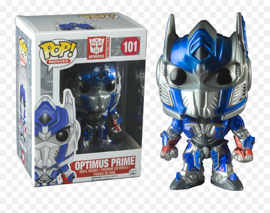 Pop Movies - Transformers Optimus Prime Metallic Funko Pop Optimus Prime Png,Optimus Prime Png