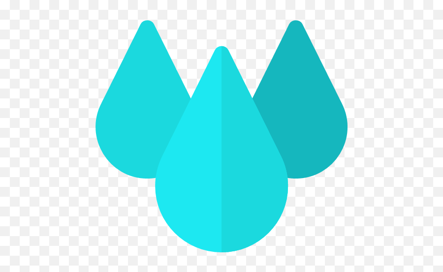 Flat Version Water Drop Icon - Nature Rounded Icons Png,Droplet Png