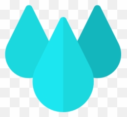 Flat Version Water Drop Icon - Nature Rounded Icons png