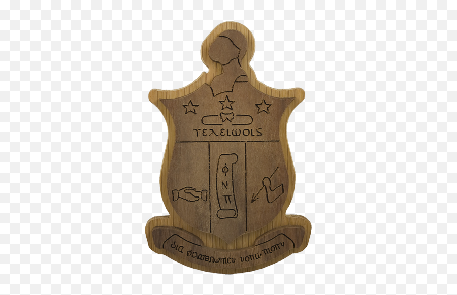 Kappa Alpha Psi Carved Background Fraternity Crest - Kappa Alpha Psi Wood Carving Png,Kappa Transparent Background