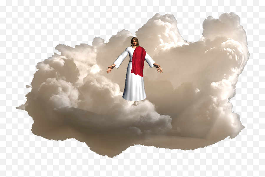 Download Seven Bible Christ Angel God Trumpets Jesus Hq Png - God In Clouds Transparent,Jesus Png