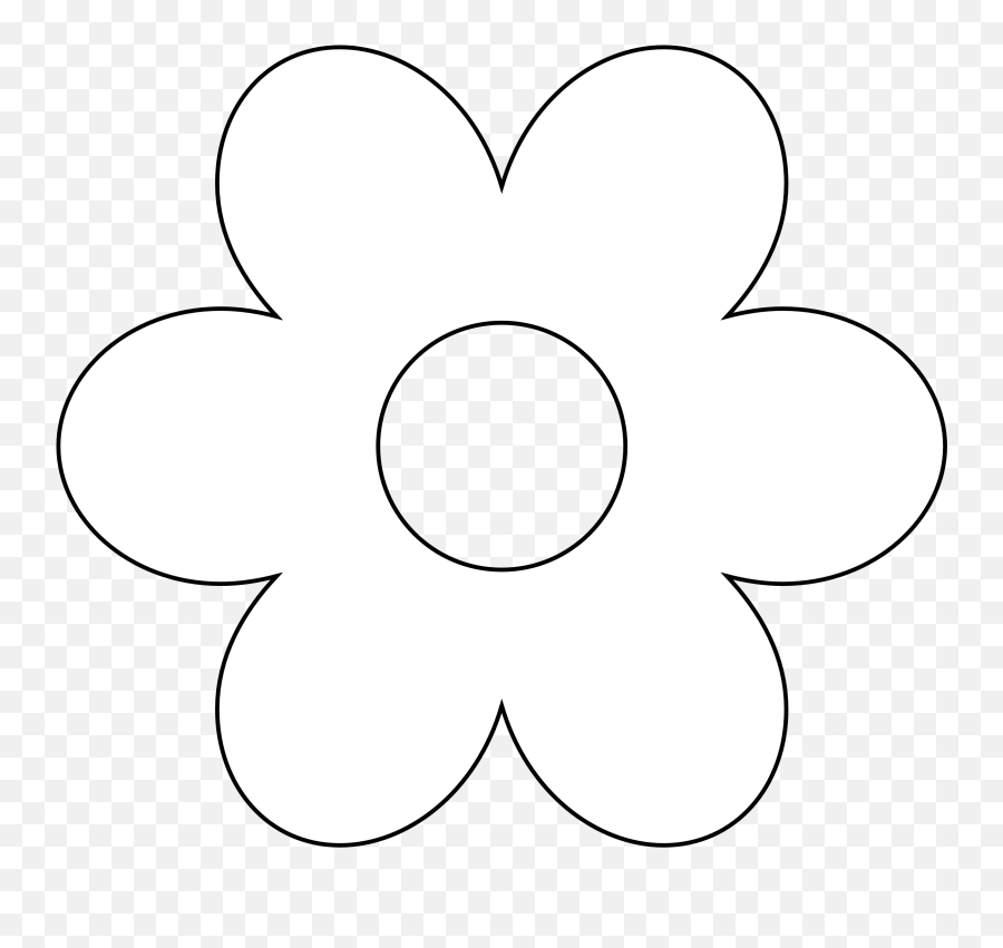 White Flower Clipart - White Flower Clipart Png,Flower Icon Png