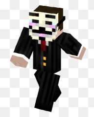 Anonymous Skin Minecraft Skins - Glases Minecraft On Skin Png,Anonymous Png