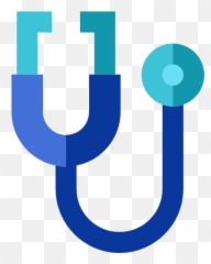 Stethoscope Free Icon - Blue png