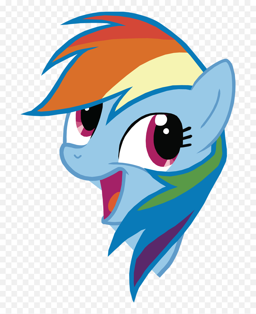 Download Hd Rainbow Dash Face - Rainbow Dash My Little Pony Rainbow Dash Face Png,Rainbow Dash Png