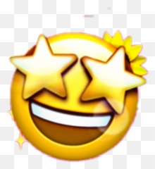Emotion Emoji - Star Face Transparent png