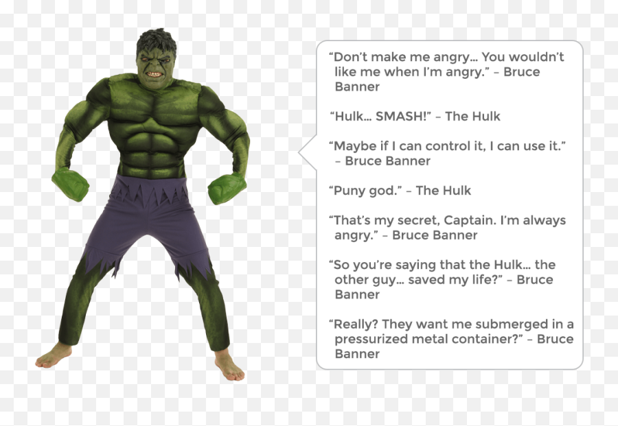 Incredible Hulk Costumes For Kids U0026 Adults She - Avengers Halloween Costume Ideas Png,Incredible Hulk Png