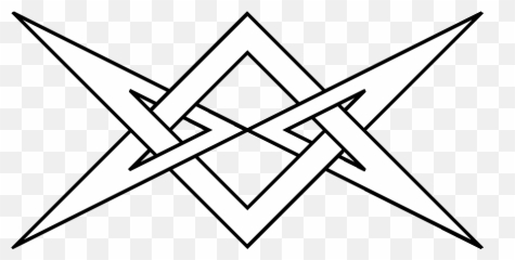 Granny Knot As Unicursal Hexagram - Unicursal Hexagram Png,Granny Png