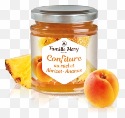 Apricot Grapefruit Honey Jam - 1 Jar Confiture Au Miel Png,Jelly Jar Png