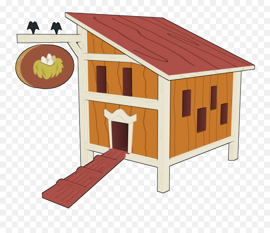 Sheep Clipart Shed - Chicken House Clipart Png,Shed Png