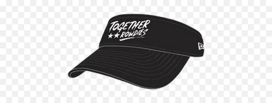 Tampa Bay Rowdies New Era Black Visor With White Together Logo - For Baseball Png,Cool S Logo