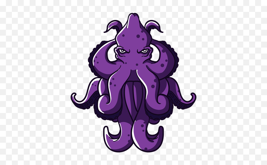 Folklore Creature Kraken Standing Icon - Common Octopus Png,Kraken Png