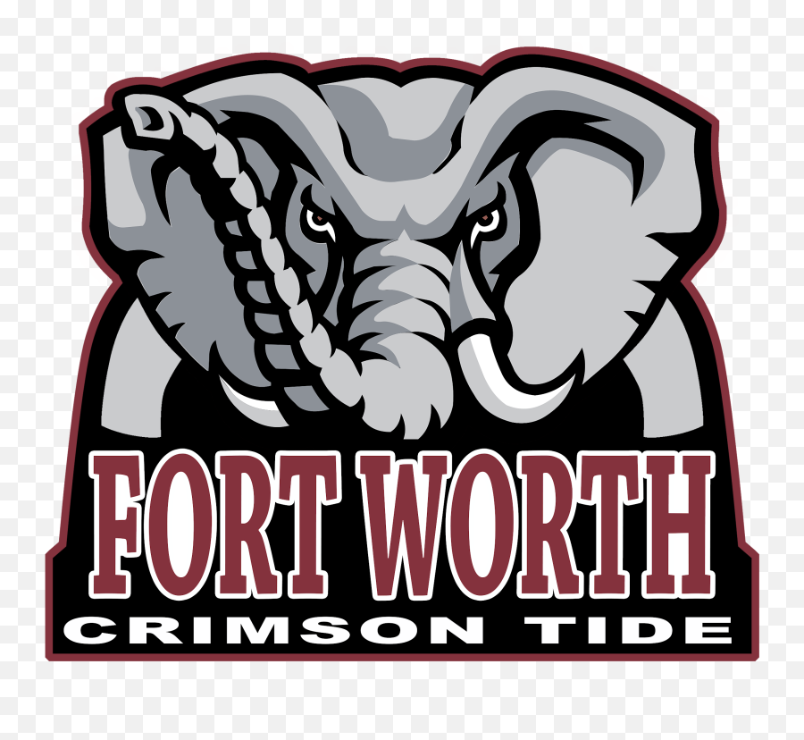 Select Youth Football Fort Worth Tx - Alabama Crimson Tide Elephant Png,Roll Tide Png