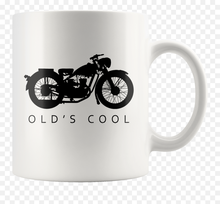 Coffee Cup Silhouette Png - Old Motorbike Silhouette Motorcycle,Motorcycle Silhouette Png