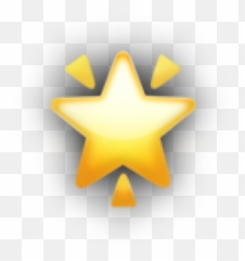 Star Emoji Iphoneemoji Shine Sticker By - Language png