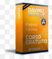 Video Corso Davinci Resolve Italiano - Vertical png