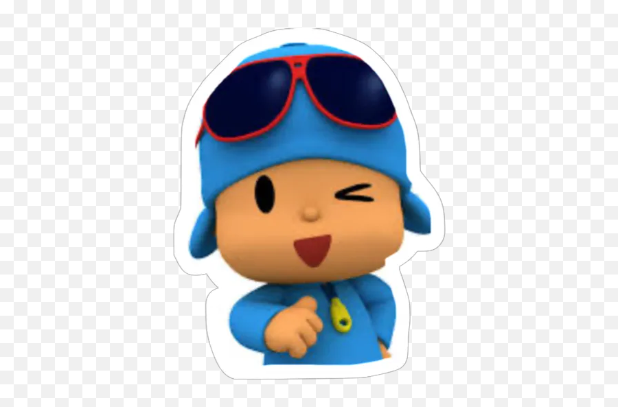 Sticker Maker - Pocoyo Stickers Stickers De Pocoyo Png,Pocoyo Png