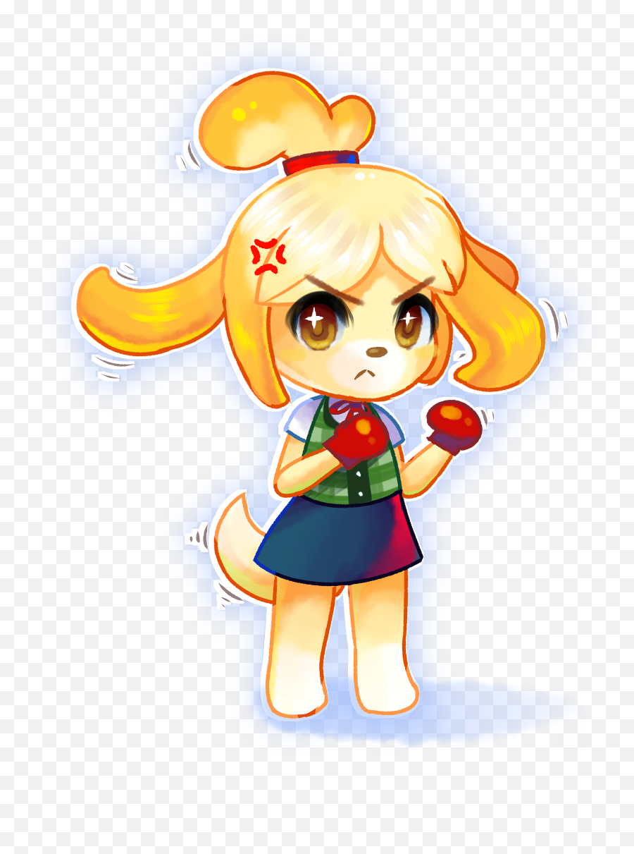A Quick Doodle Of Isabelle Training For - Animal Crossing Isabelle Angry Png,Isabelle Animal Crossing Icon