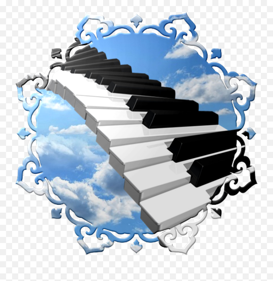 Blue Sky - Horizontal Png,Piano Keys Icon