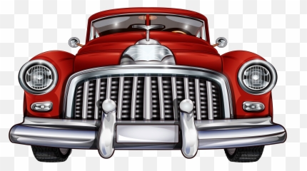 Download 28 Collection Of Red Classic Car Clipart - Vintage Car Grease Lightning Grease Png,Car Front View Png