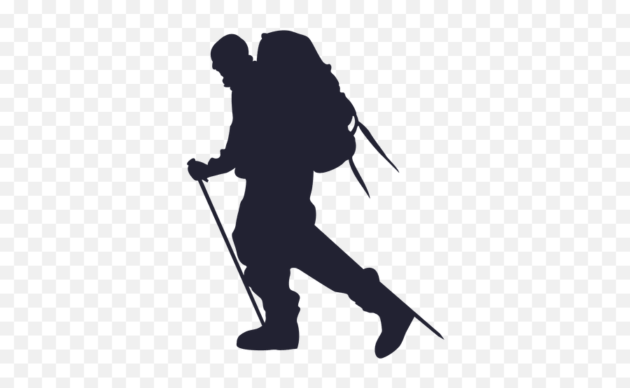 Start Here Mountain Silhouette Hiking - Man Hiking Png,Soldier Silhouette Png