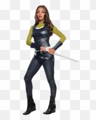 Womens Gamora Costume Jokecouk - Guardians Of The Galaxy Costumes Png,Gamora Png