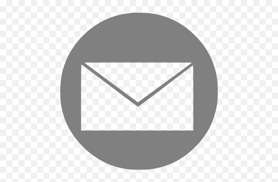 Gray Email 14 Icon - Email Icon Png Grey,Email Icon Grey